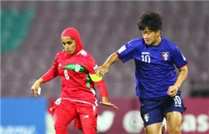 وداع تیم ملی فوتبال دختران با شکست مقابل چین تایپه