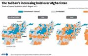 ولایات افغانستان زیر چکمه طالبان